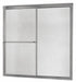 Tub Door Silver Dbl Slid 58 in