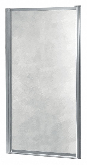 Shower Door Silver Pivot 65 in