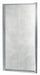 Shower Door Silver Pivot 65 in