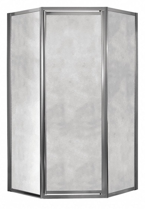 Shower Door Silver Neo-Angle 70 in
