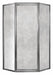 Shower Door Silver Neo-Angle 70 in