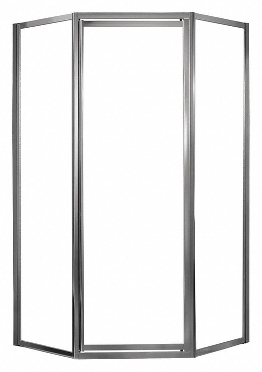 Shower Door Silver Neo-Angle 70 in