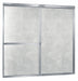 Tub Door Silver Dbl Slid 55 in