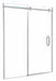Shower Door Silver Sngl Slid Door 76 in