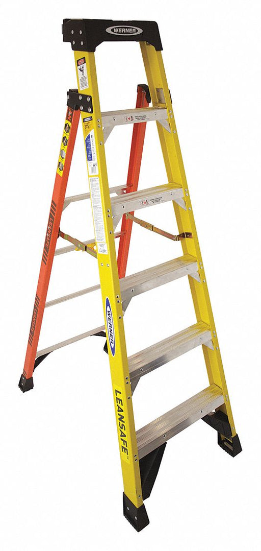 Stepladder 375 lb Load Cap. Fiberglass