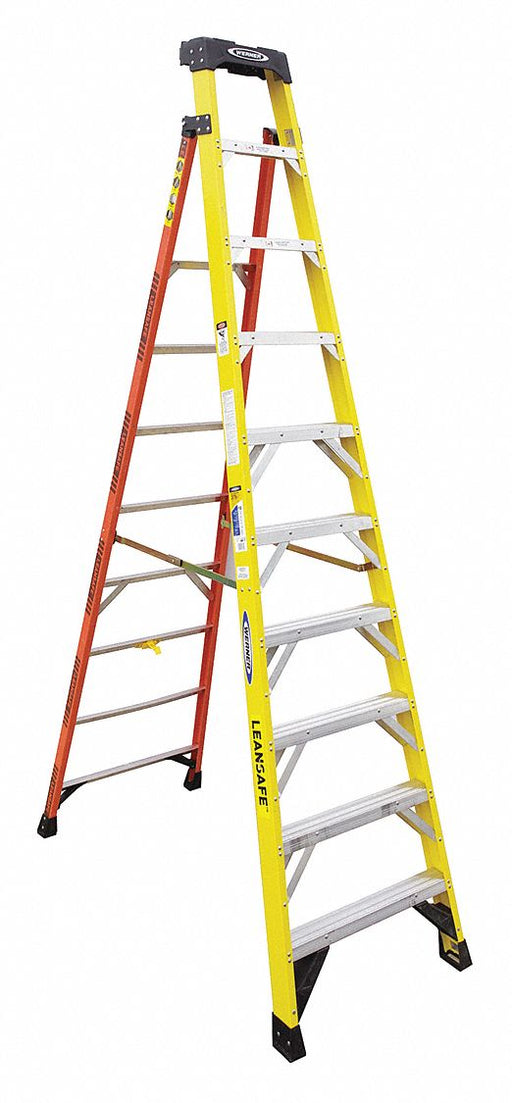 Stepladder 375 lb Load Cap. Fiberglass