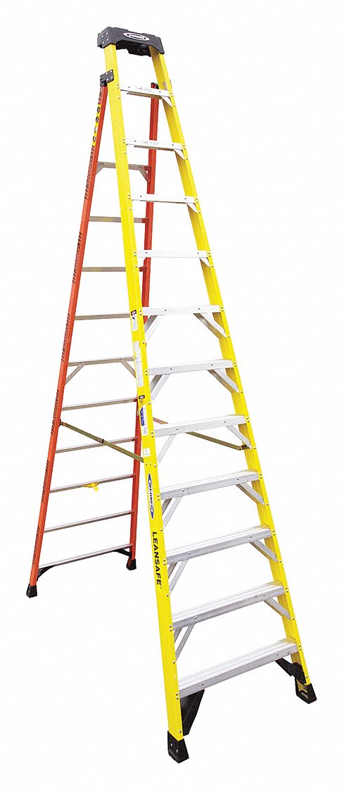 Stepladder 375 lb Load Cap. Fiberglass