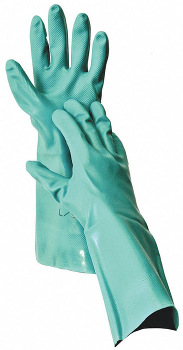 Chemical-Resistant Gloves Green 9 PR