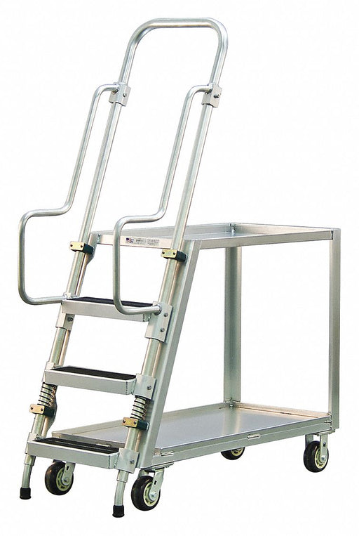 Ladder Cart 2 Shelves 800 lb Ld Cap.