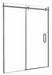 Shower Door Brush Nickel Sngl Slid 76in