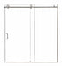 Shower Door Brush Nickel Sngl Slid 62in