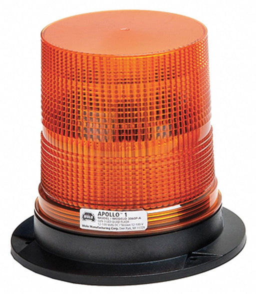 LED Warning Light Amber 12/100VDC