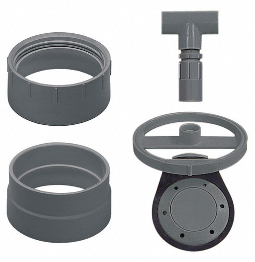 Backwater Valve 2 in PVC 120 Deg F