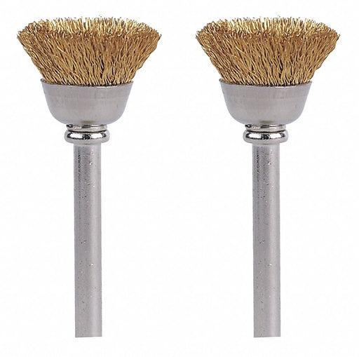 RotaryToolBrush Dia 1/2 Brass PK2