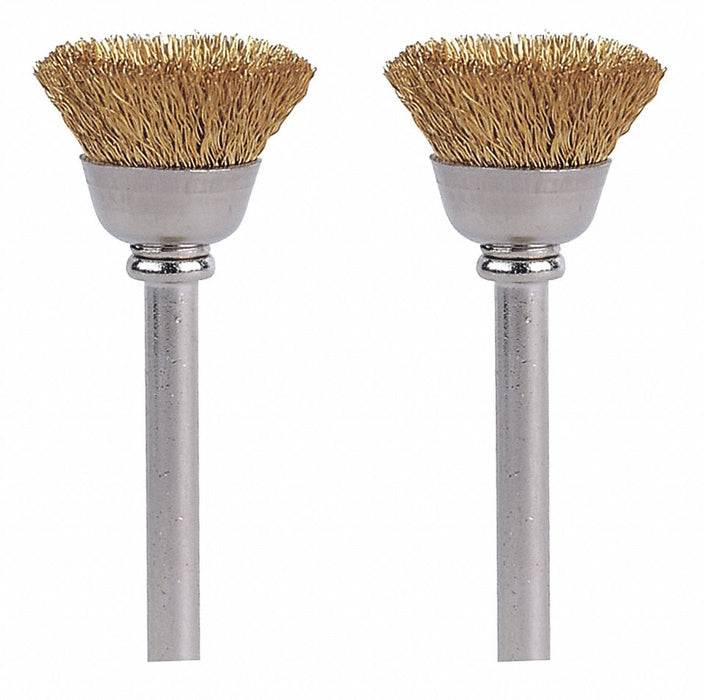 RotaryToolBrush Dia 1/2 Brass PK2
