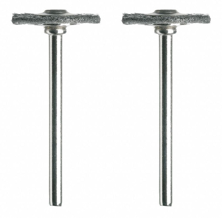 RotaryToolBrush Dia 3/4 Shank 1/8 PK2
