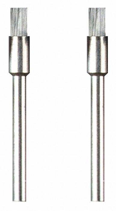 Rotary Tool Brush Straight 1/8 Dia PK2