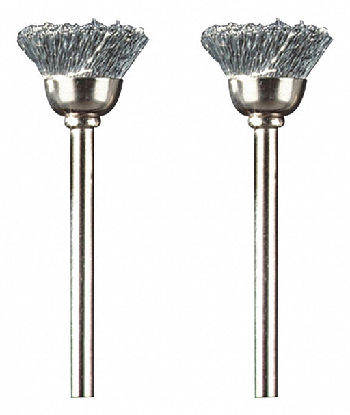 RotaryToolBrush Dia 1/2 Shank 1/8 PK2