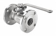 Manual 2-Way Ball Valve Flange 316 SS