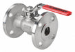 Manual 2-Way Ball Valve Flange 316 SS