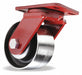 Plate Caster Swivel Steel 7 1/2 H