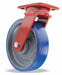 Plate Caster Swivel Polyurethane 9 1/2 H