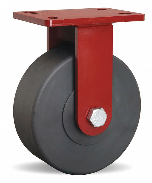 Plate Caster Rigid Nylon 10 1/4 H