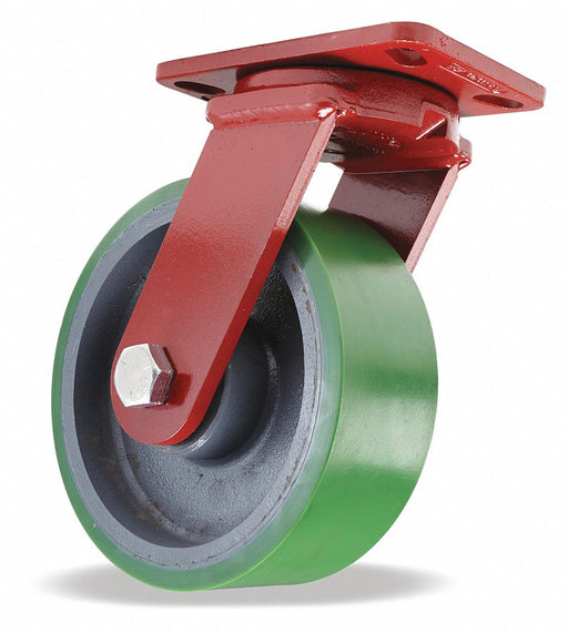 PlateCaster Swivel Polyurethane 10 1/4 H