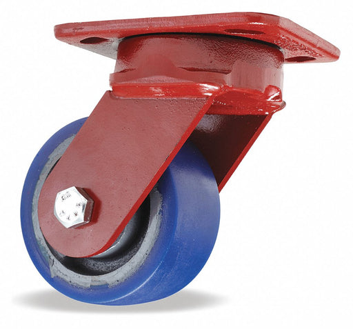 Plate Caster Swivel Polyurethane 5 5/8 H