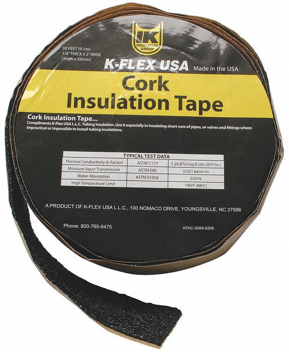 Pipe Insulation Tape Black 30 ft.