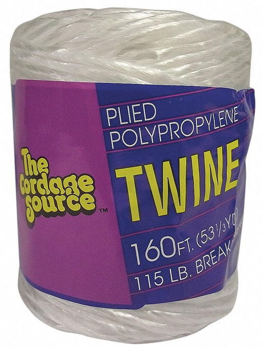 Twine 1/16 in Dia x 160 ft L 25 lb