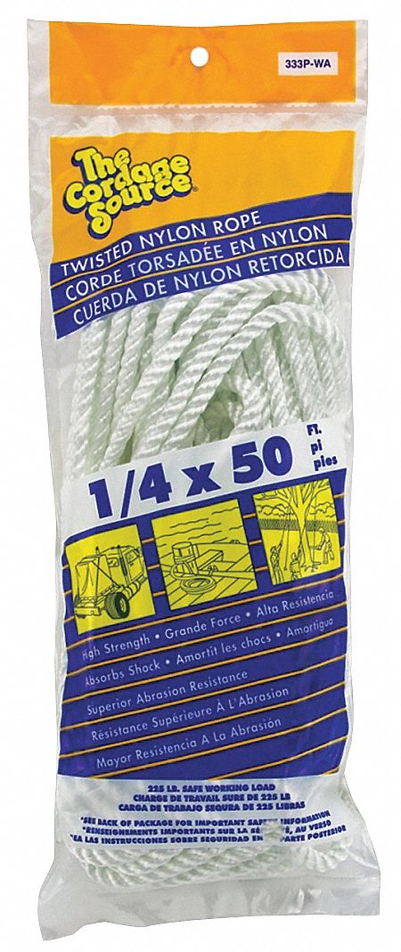 Gen. Purpose Utility Rope 1/4 Dia.x50 L