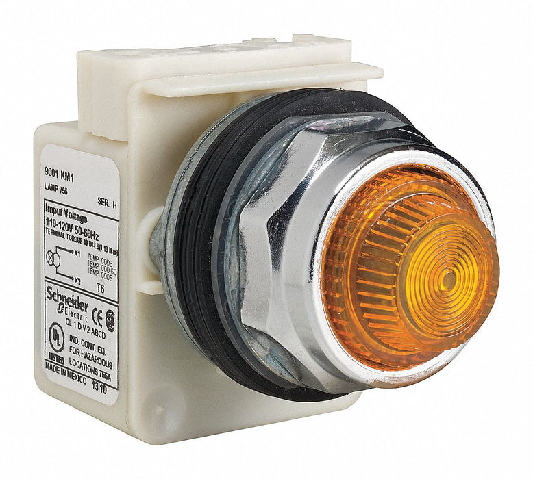H4494 Pilot Light Amber 30mm Incandescent