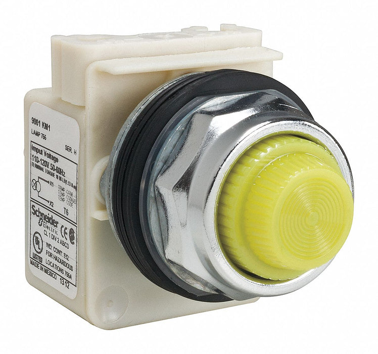 H4494 Pilot Light Yellow 30mm Incandescent
