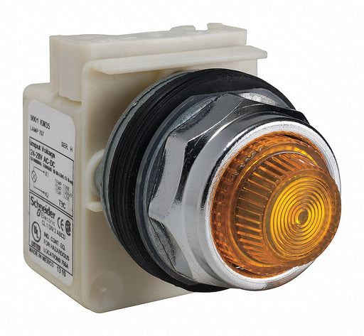 H4552 Pilot Light Amber 30mm Incandescent