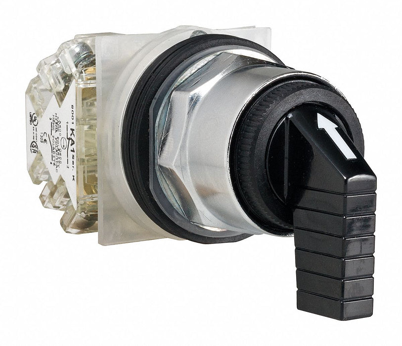 SelectorSwitch Non-Illum 3Pos 30mm Black