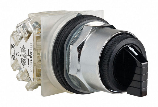 SelectorSwitch Non-Illum 3Pos 30mm Black