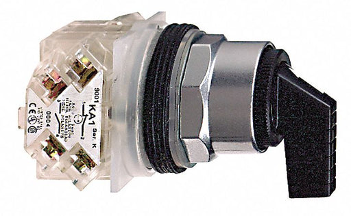 SelectorSwitch Non-Illum 3Pos 30mm Black