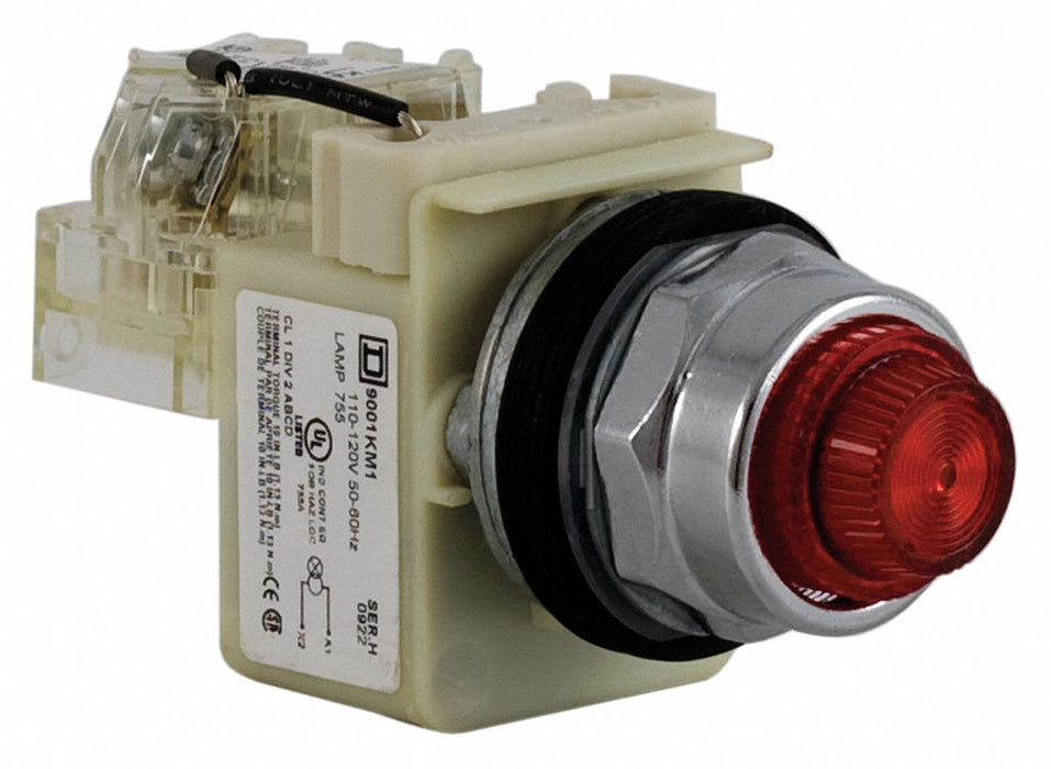 Pilot Light Red 30mm Incandescent