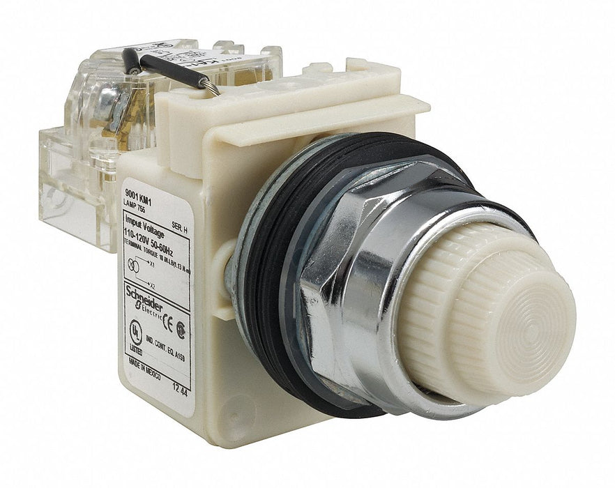 Pilot Light White 30mm Incandescent