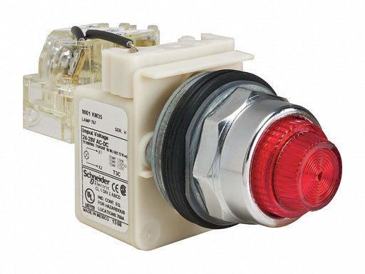 Pilot Light Red 30mm Incandescent