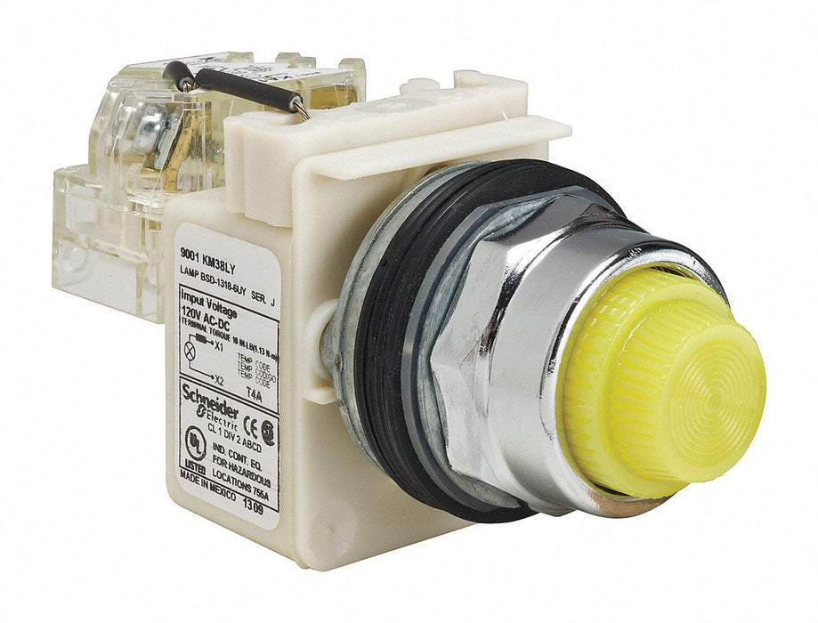 H4513 Pilot Light Yellow 30mm LED