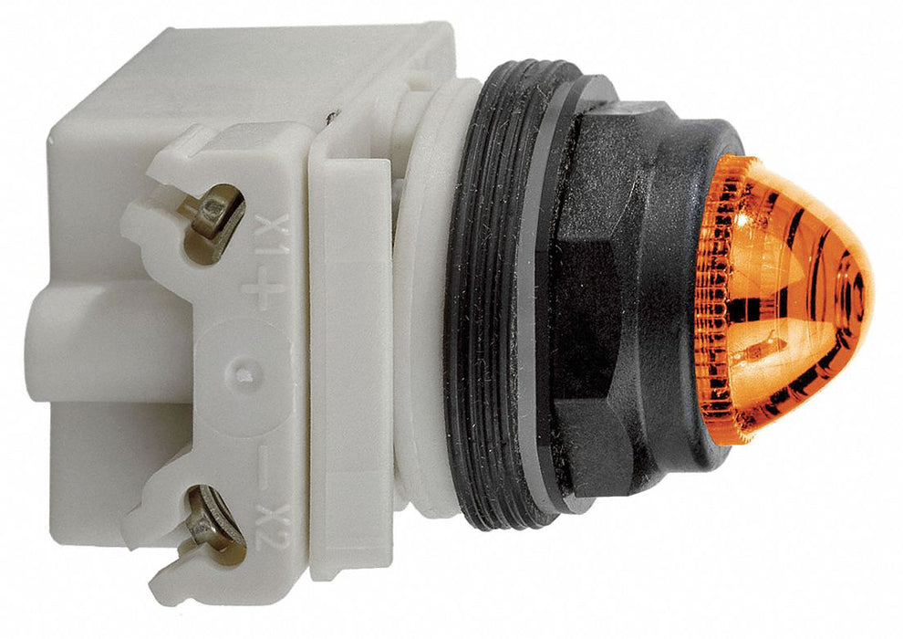 H4506 Pilot Light Amber 30mm Incandescent