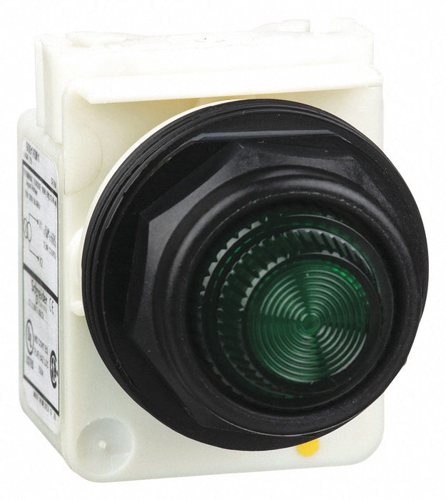 H4494 Pilot Light Green 30mm Incandescent