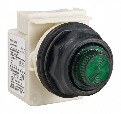 H4502 Pilot Light Green 30mm Incandescent