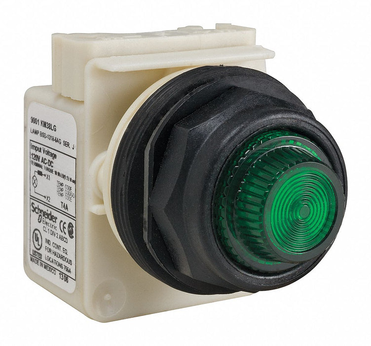 H4544 Pilot Light Green 30mm LED