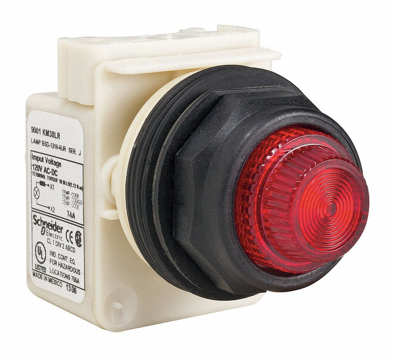 H4544 Pilot Light Red 30mm LED