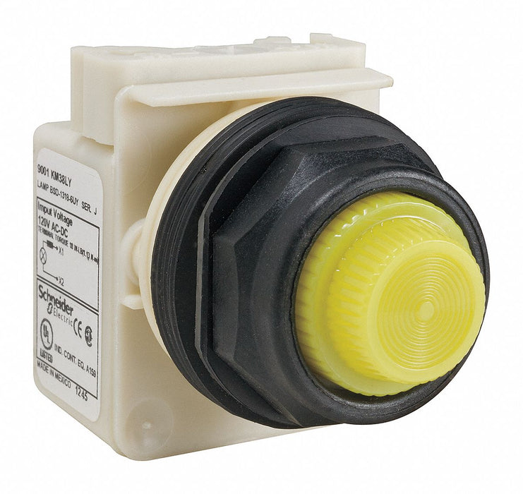 H4544 Pilot Light Yellow 30mm LED