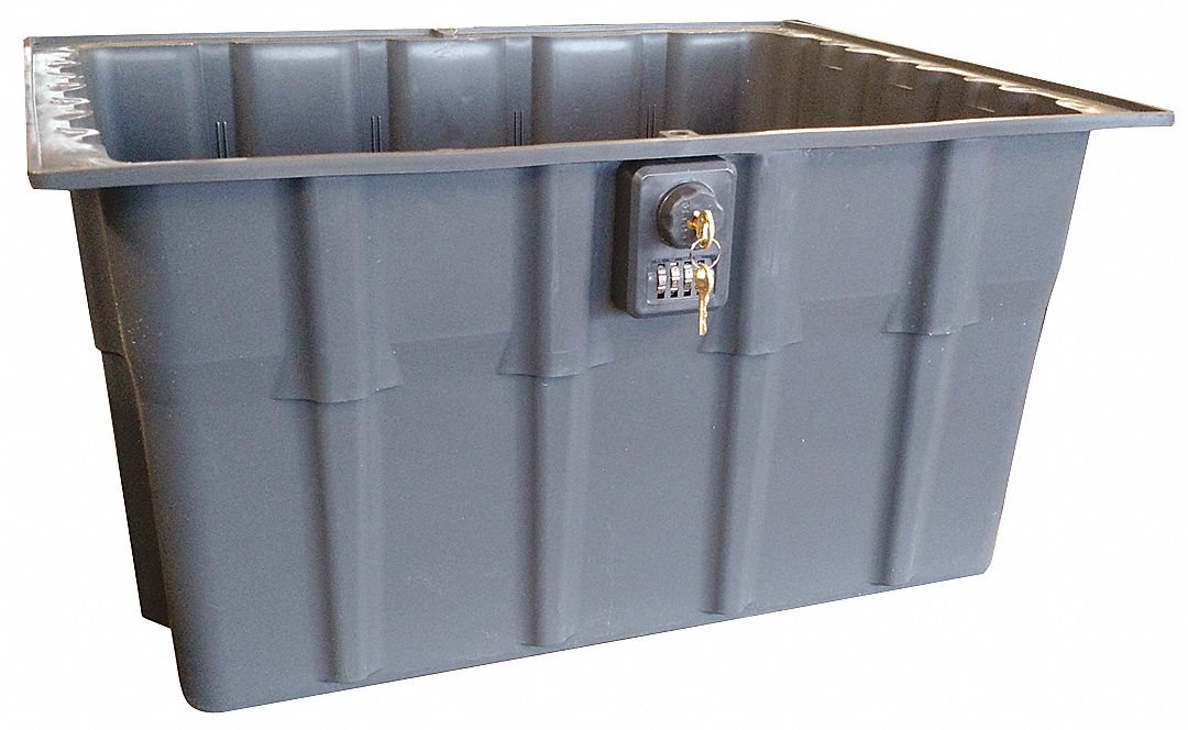 PropertyStorageTote 23inL 17.5inW Gray