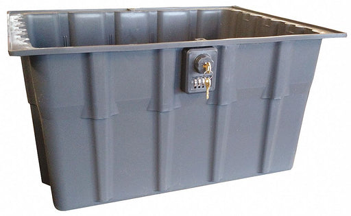 PropertyStorageTote 23inL 17.5inW Gray